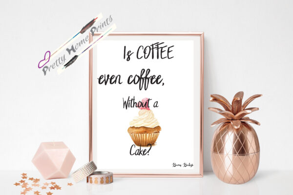 is coffee even coffee, without cake